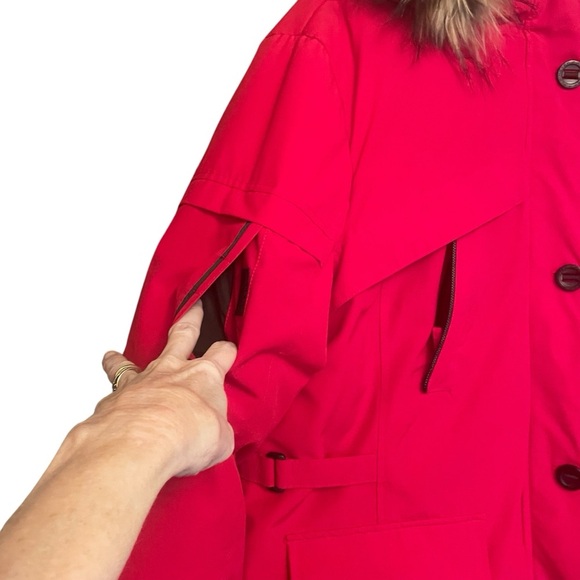Performance Glacial Terrain Gear Red LONG Parka by Alpinetek-Size 2X Down Filled - Picture 4 of 16